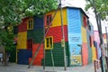 Colorful District of La Boca in Buenos Aires Argentina Royalty Free Stock Photo
