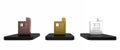 Colorful Document icon isolated on white background. File icon. Checklist icon. Business concept. Minimalism concept. 3D