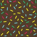 Colorful Donut Glaze Seamless Pattern Royalty Free Stock Photo