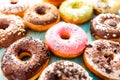 Colorful donuts Royalty Free Stock Photo