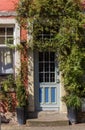 Colorful door of a historical house in Warendorf Royalty Free Stock Photo