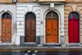 Colorful doors of Valletta, Malta.