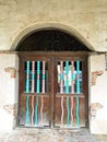 Doorway at Mission San Miguel Arcangel Royalty Free Stock Photo