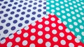 Colorful dot craft paper Royalty Free Stock Photo
