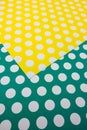 Colorful dot craft paper Royalty Free Stock Photo