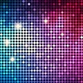 Colorful Dots Abstract Disco background. Vector Royalty Free Stock Photo