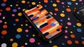 Colorful Dots Iphone Xr: A Surrealistic Mobile Sculpture In Your Pocket