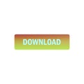 Colorful download button isolated on a white