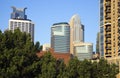 Colorful downtown of Minneapolis Royalty Free Stock Photo