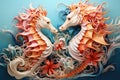 Colorful dragon abstract background. 3d rendering, 3d illustration. Generative AI Generative AI