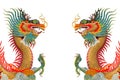 Colorful Dragons. Royalty Free Stock Photo