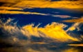 Colorful dramatic cloudy sky Royalty Free Stock Photo