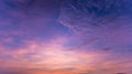 Colorful dramatic sky with cloud at sunset.Sky with sun background.