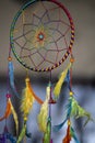 colorful dream catcher middle photo