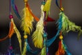 colorful dream catcher middle photo