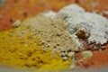 Colorful dried spices