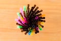 Colorful drinking straw Royalty Free Stock Photo