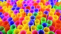 Colorful of drinking straws, top view, closeup, macro, Royalty Free Stock Photo