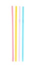 Colorful drinking straws.