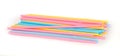 Colorful drinking straws.