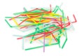 Colorful drinking straws