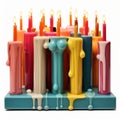 Colorful Dripping Candles: Playful Sculptures Inspired By Ettore Sottsass