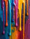 Colorful Dripping Paint Abstract Background Royalty Free Stock Photo
