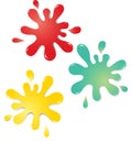 Colorful drops. Vector illustration.