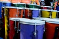 Colorful drums Royalty Free Stock Photo