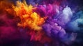 Colorful Dust Background, abstract illustration
