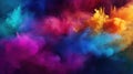 Colorful Dust Background, abstract illustration