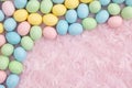 Colorful Easter egg background Royalty Free Stock Photo