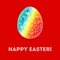 Colorful Easter egg Royalty Free Stock Photo
