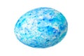 Colorful Easter Egg isolated on white. Creative photo. Royalty Free Stock Photo