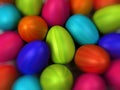 Colorful easter eggs