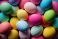 colorful easter eggs background. As Easter approaches Royalty Free Stock Photo