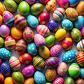 Colorful Easter eggs background Royalty Free Stock Photo