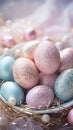 Colorful Easter eggs background Royalty Free Stock Photo