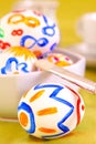 Colorful easter eggs . Royalty Free Stock Photo