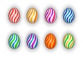 Colorful easter eggs