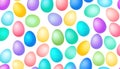 Colorful easter eggs illustration Royalty Free Stock Photo