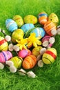 Colorful easter eggs