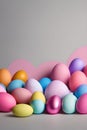 Colorful Easter Eggs Party Celebrations Background Royalty Free Stock Photo