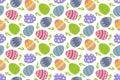 Colorful Easter Eggs Pattern Vector Illustration Royalty Free Stock Photo