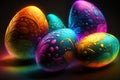 Colorful Easter Eggs For Easter Sunday Egg Hunt