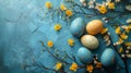 Colorful Easter eggs: symbol of spring& x27;s renewal. Easter, eggs, tradition, celebration, spring Royalty Free Stock Photo