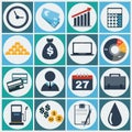 Colorful Economy icon set