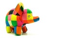 Colorful elephant bath toy Royalty Free Stock Photo