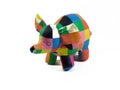 Colorful elephant bath toy Royalty Free Stock Photo