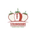 Emblem of strawberries